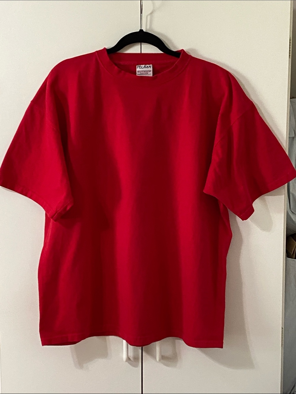 Pluma Classic Red Crewneck T-Shirt - Men's Size XL